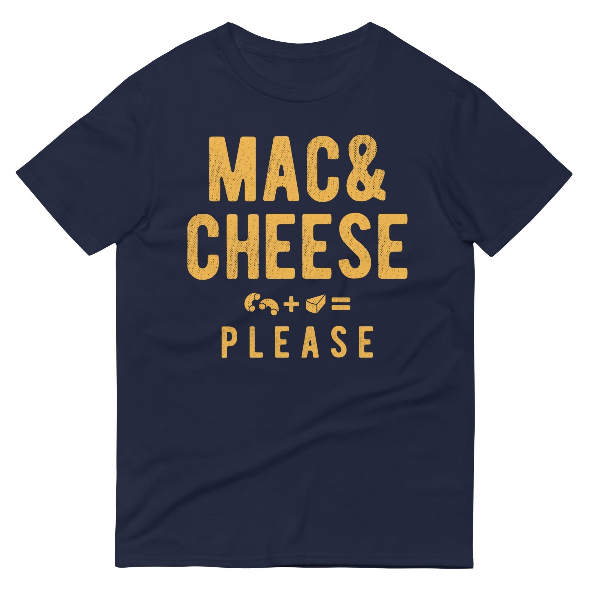 Mac And Cheese Please Men's Signature Tee Hoodie, Sweatshirt | PureTeeCo.com (Image 1)