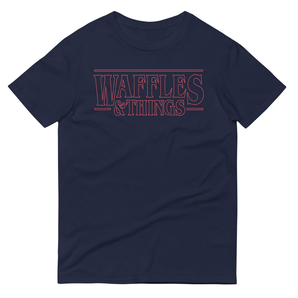 Waffles & Things Men's Signature Tee Hoodie, Sweatshirt | PureTeeCo.com (Image 2)