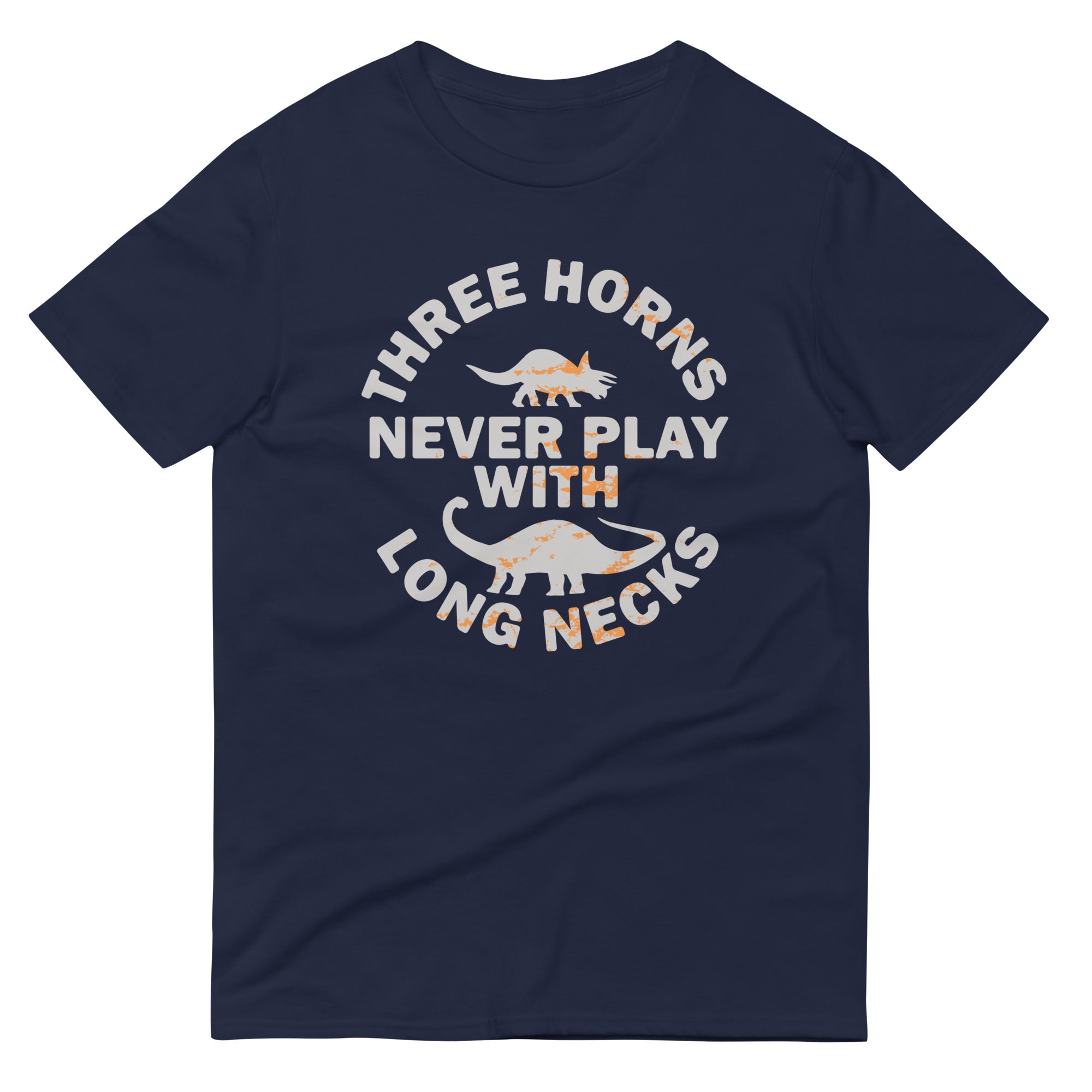 Three Horns Never Play With Long Necks Men's Signature Tee Hoodie, Sweatshirt | PureTeeCo.com (Image 2)