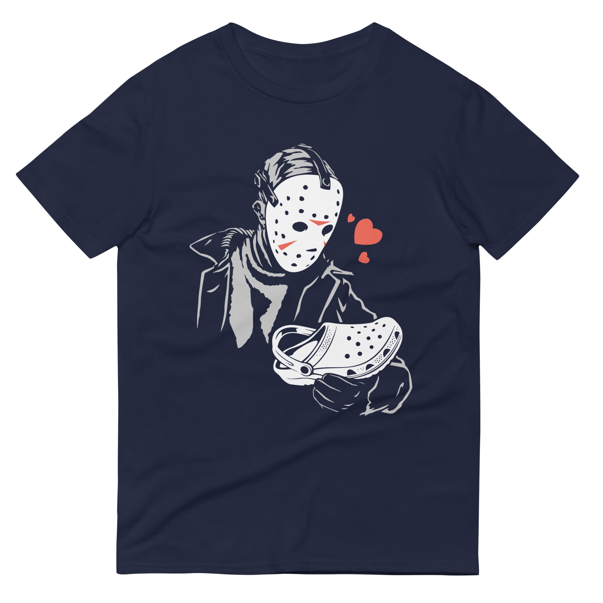Jason Loves Crocs Men's Signature Tee Hoodie, Sweatshirt | PureTeeCo.com (Image 3)