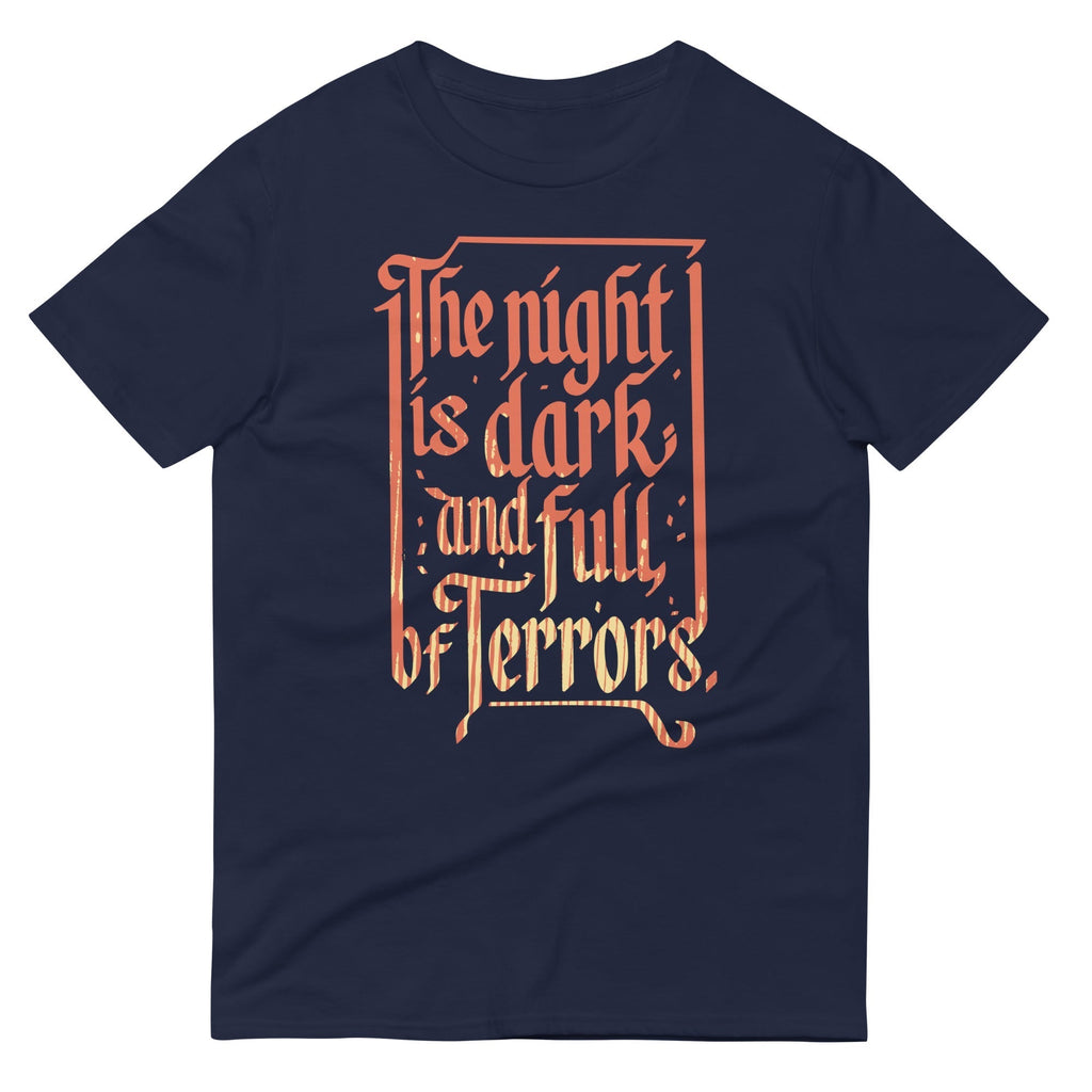The Night Is Dark And Full Of Terrors Men's Signature Tee Hoodie, Sweatshirt | PureTeeCo.com (Image 2)