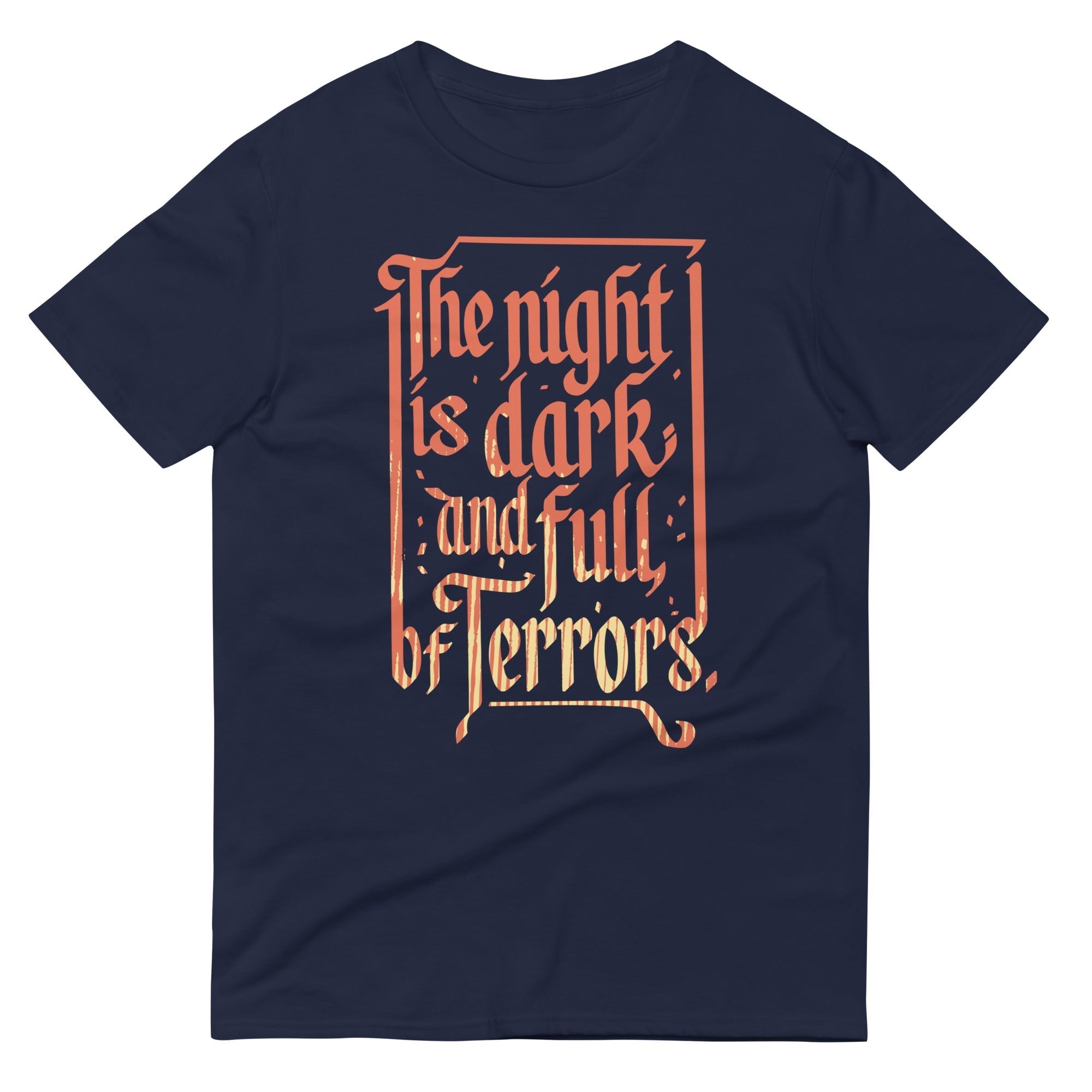 The Night Is Dark And Full Of Terrors Men's Signature Tee Hoodie, Sweatshirt | PureTeeCo.com (Image 2)