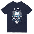 I'm On A Boat Men's Signature Tee Hoodie, Sweatshirt | PureTeeCo.com (Image 1)