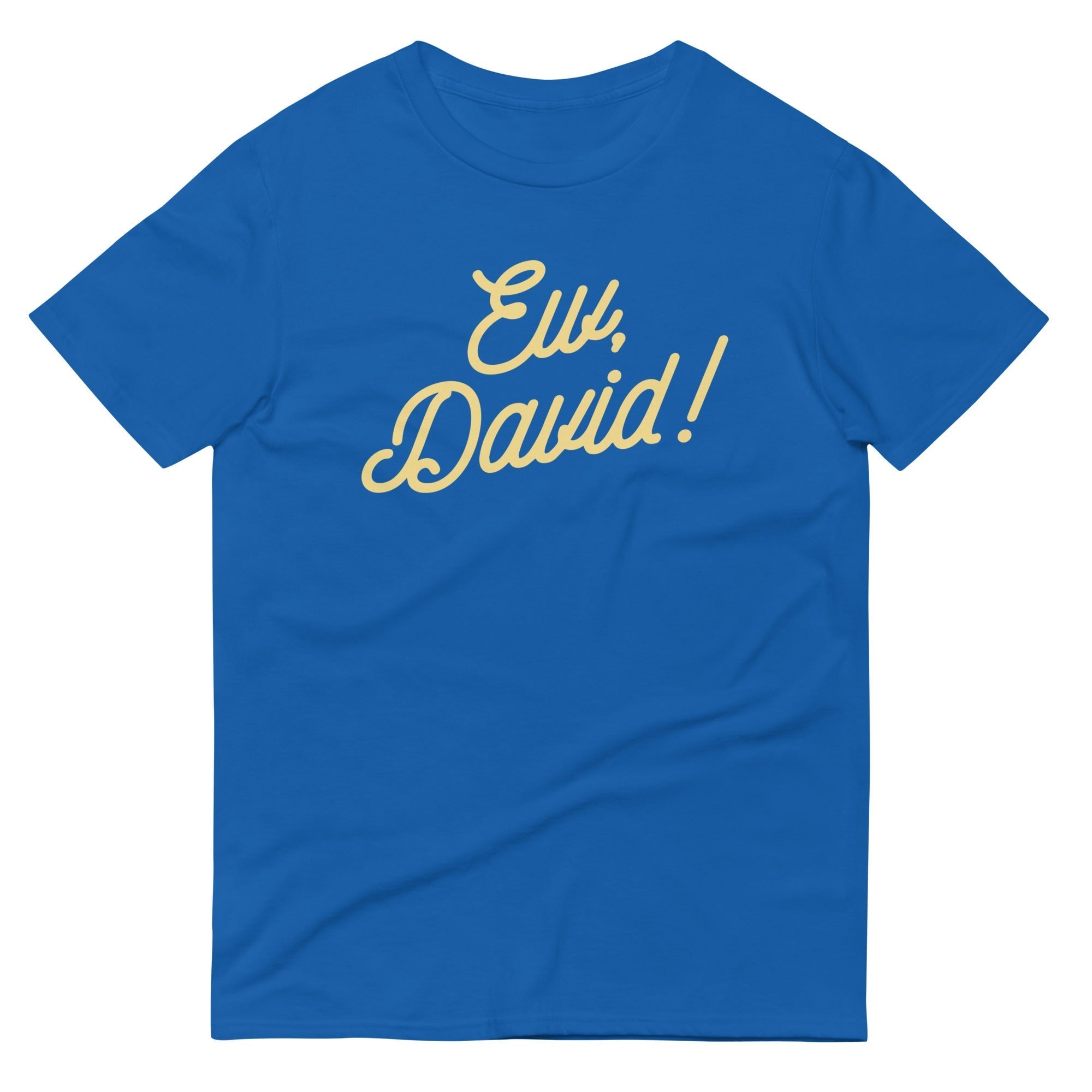 Ew, David! Men's Signature Tee Hoodie, Sweatshirt | PureTeeCo.com (Image 4)