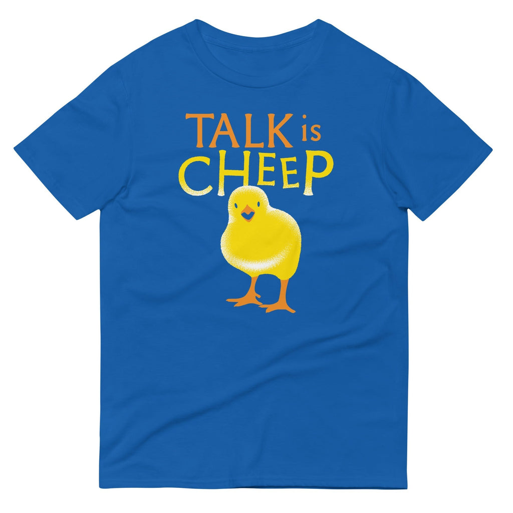 Talk Is Cheep Men's Signature Tee Hoodie, Sweatshirt | PureTeeCo.com (Image 4)