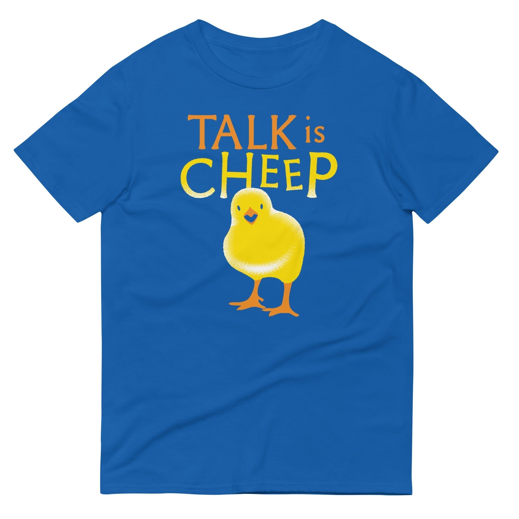 Talk Is Cheep Men's Signature Tee Hoodie, Sweatshirt | PureTeeCo.com (Image 4)