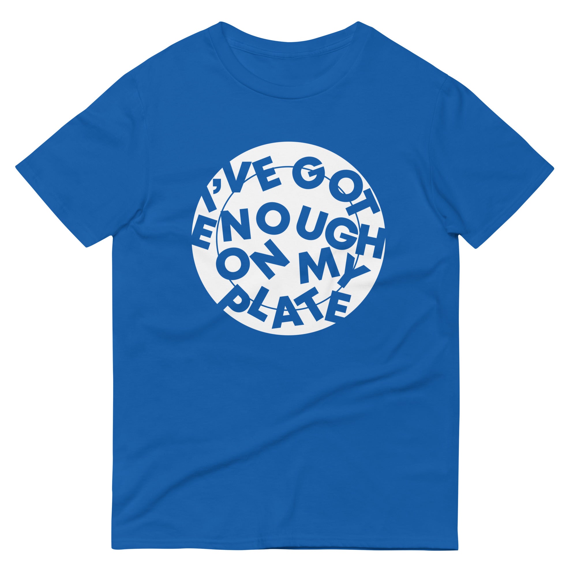 I've Got Enough On My Plate Men's Signature Tee Hoodie, Sweatshirt | PureTeeCo.com (Image 4)