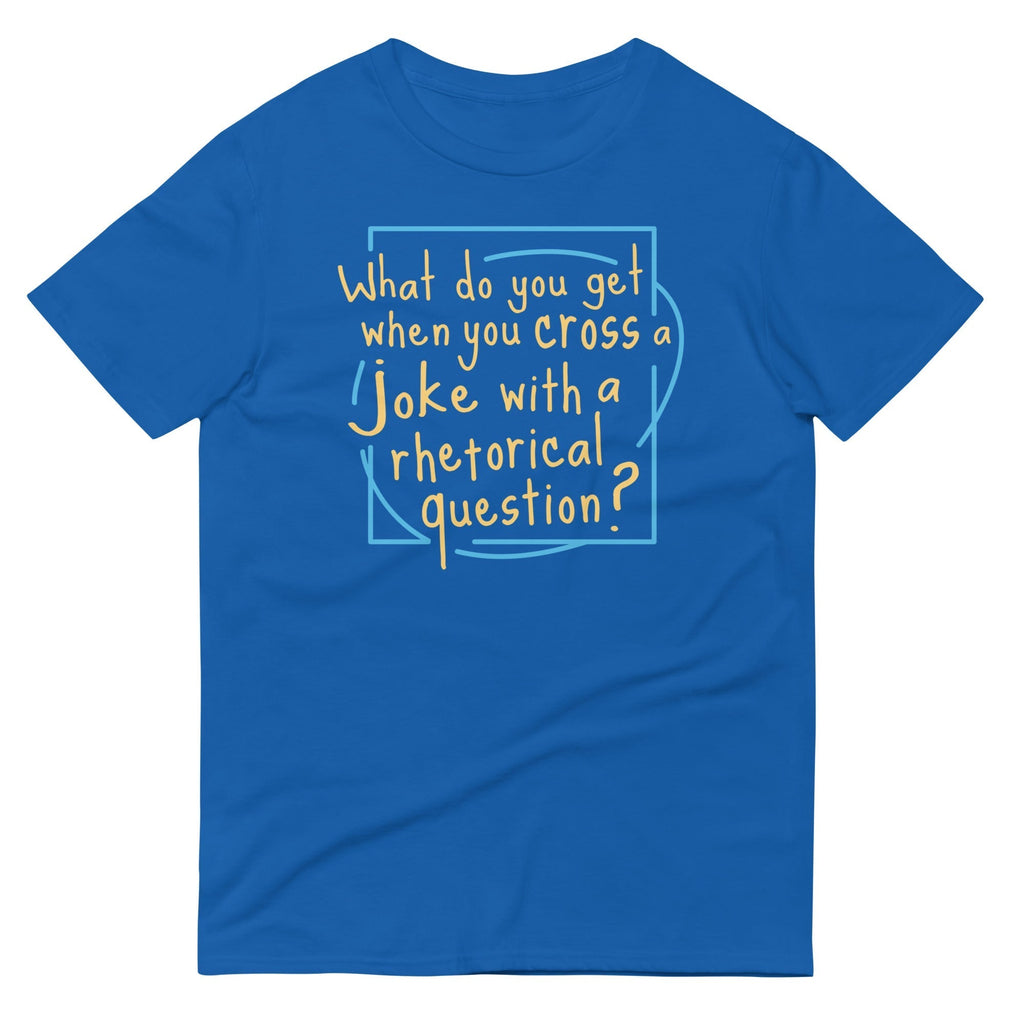 When You Cross A Joke With A Rhetorical Question? Men's Signature Tee Hoodie, Sweatshirt | PureTeeCo.com (Image 4)