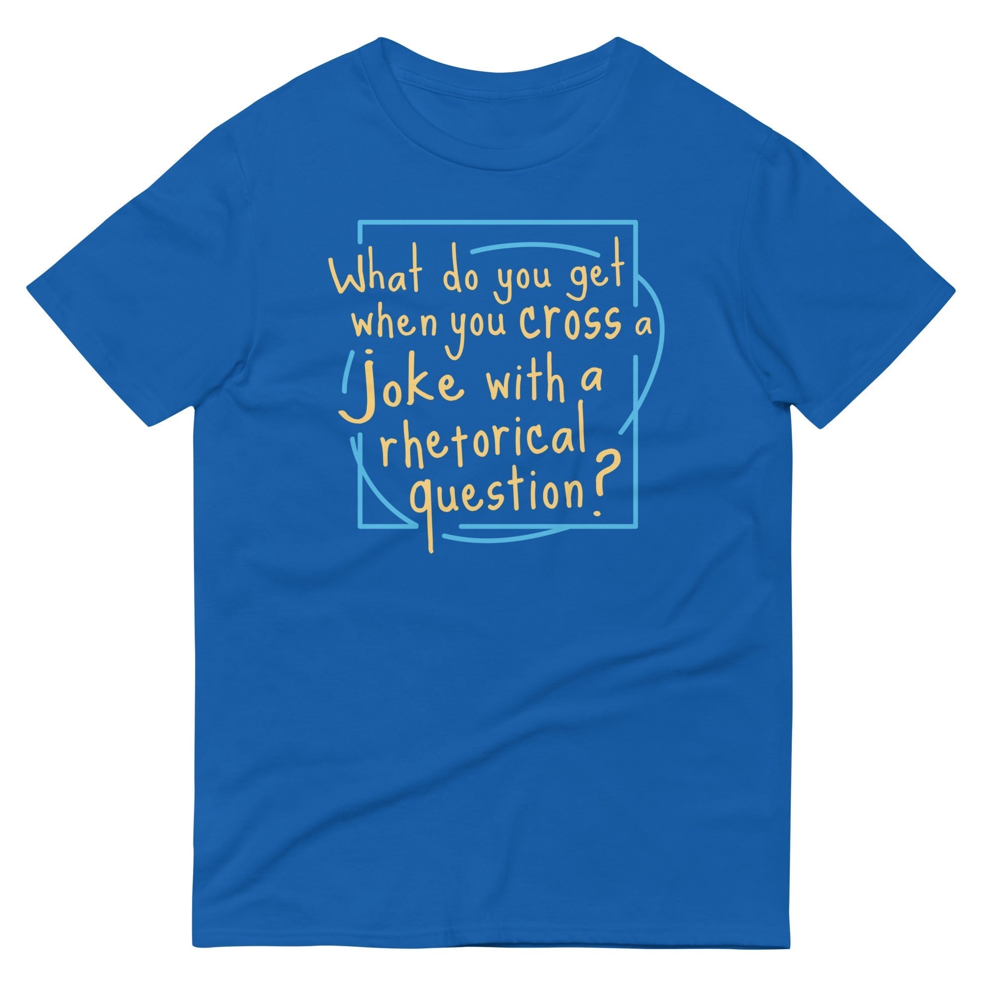 When You Cross A Joke With A Rhetorical Question? Men's Signature Tee Hoodie, Sweatshirt | PureTeeCo.com (Image 4)