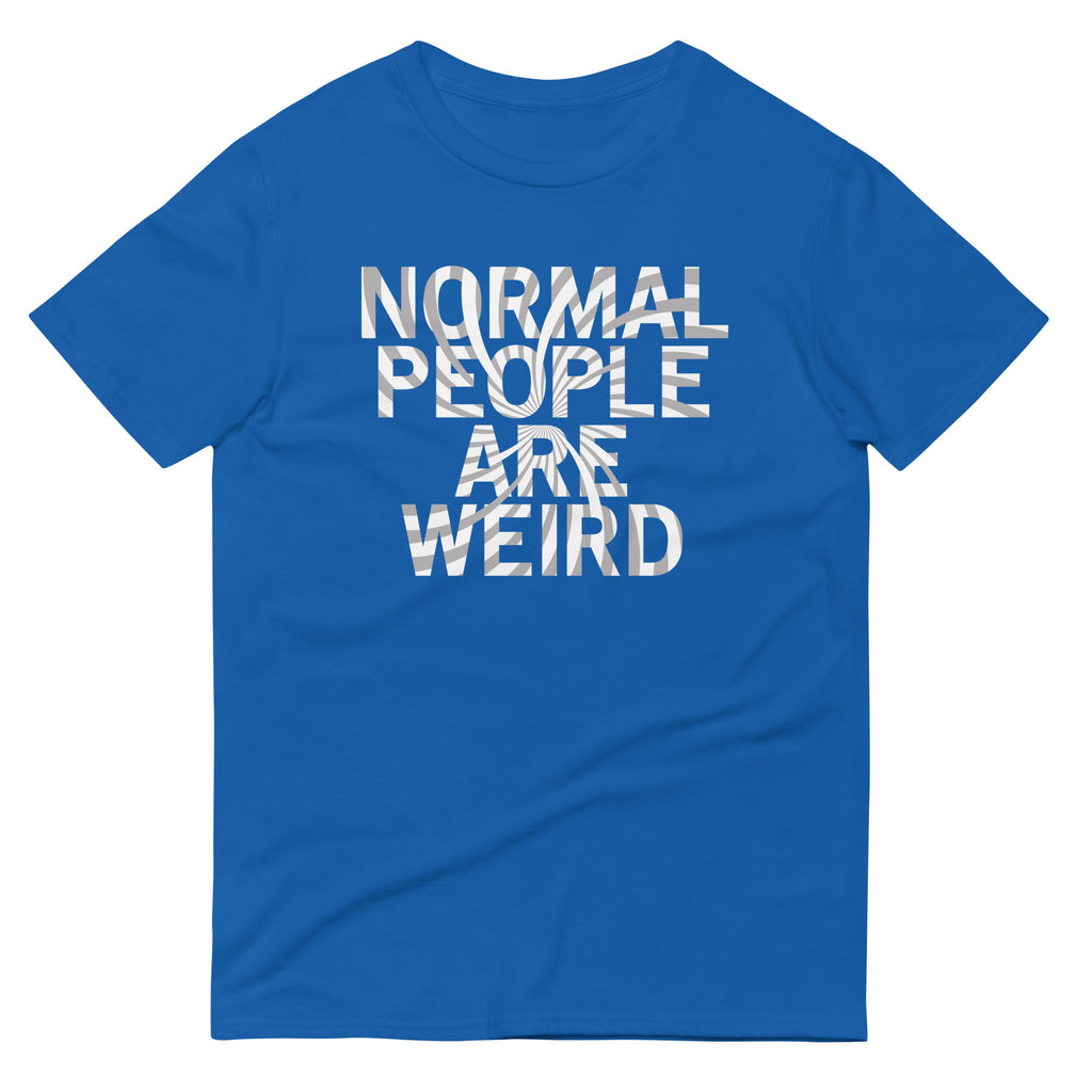 Normal People Are Weird Men's Signature Tee Hoodie, Sweatshirt | PureTeeCo.com (Image 4)