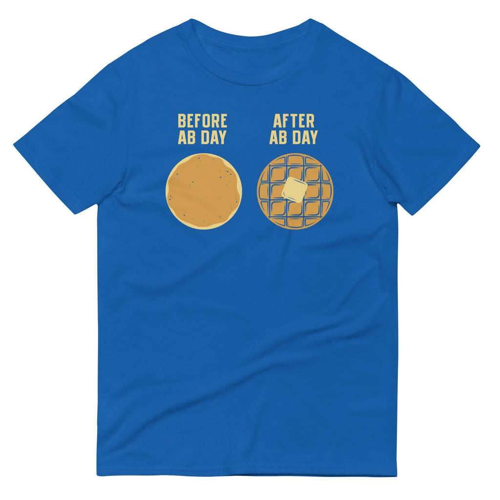 Before Ab Day After Ab Day Men's Signature Tee Hoodie, Sweatshirt | PureTeeCo.com (Image 1)