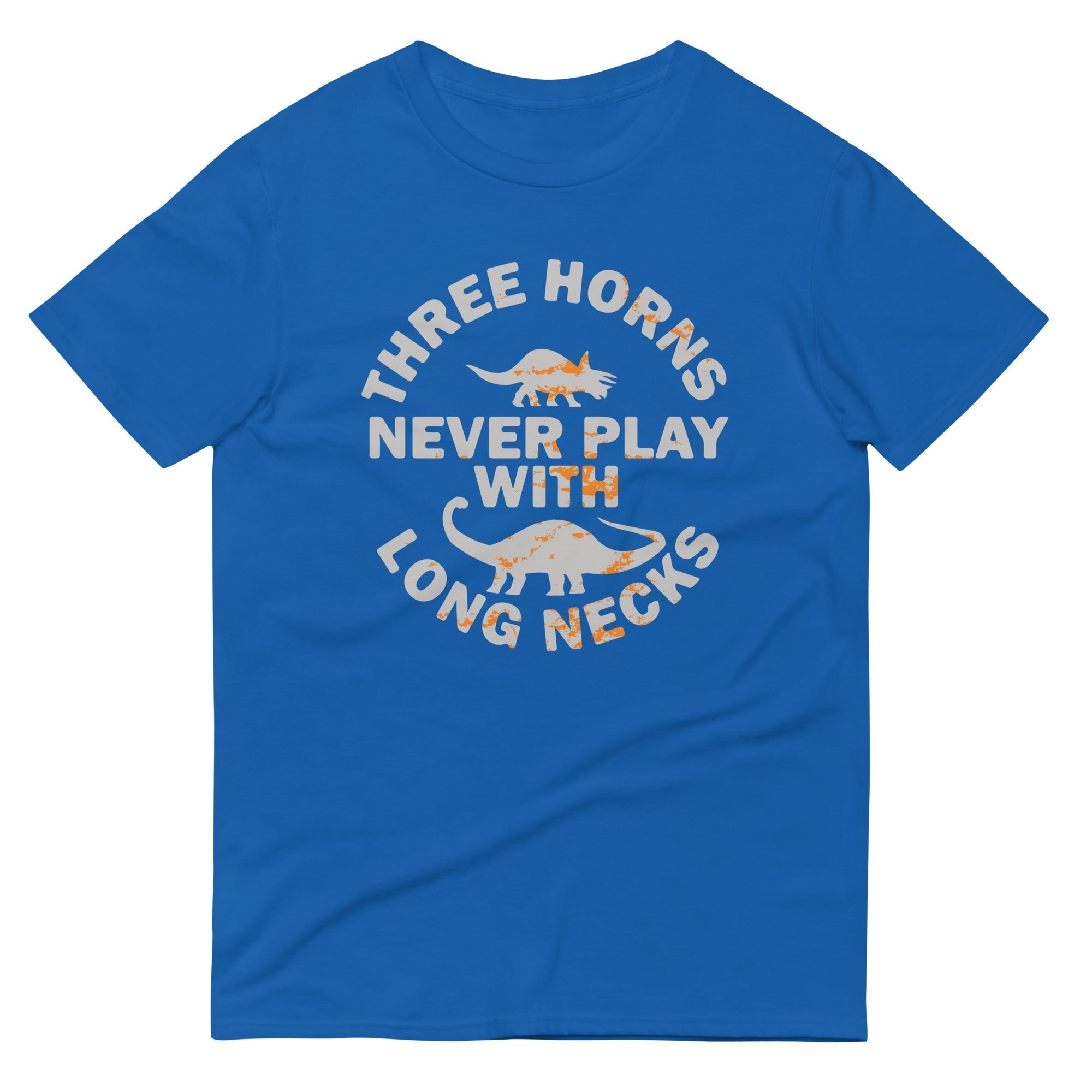Three Horns Never Play With Long Necks Men's Signature Tee Hoodie, Sweatshirt | PureTeeCo.com (Image 4)