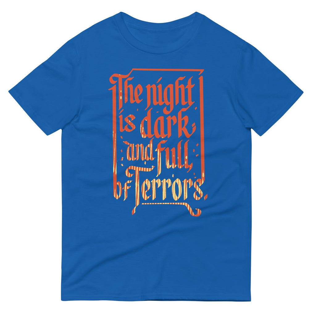 The Night Is Dark And Full Of Terrors Men's Signature Tee Hoodie, Sweatshirt | PureTeeCo.com (Image 4)