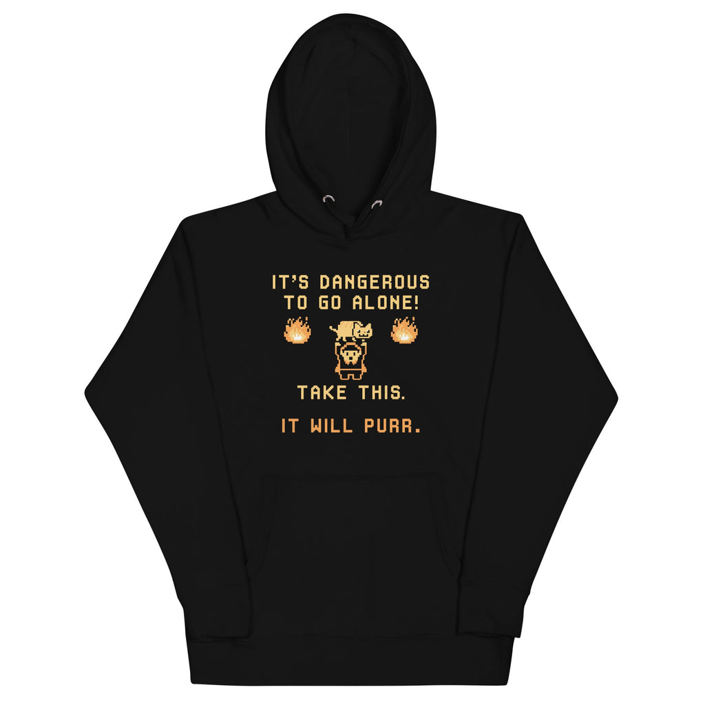 It's Dangerous To Go Alone Unisex Hoodie T-Shirts, Sweatshirt | PureTeeCo.com (Image 2)