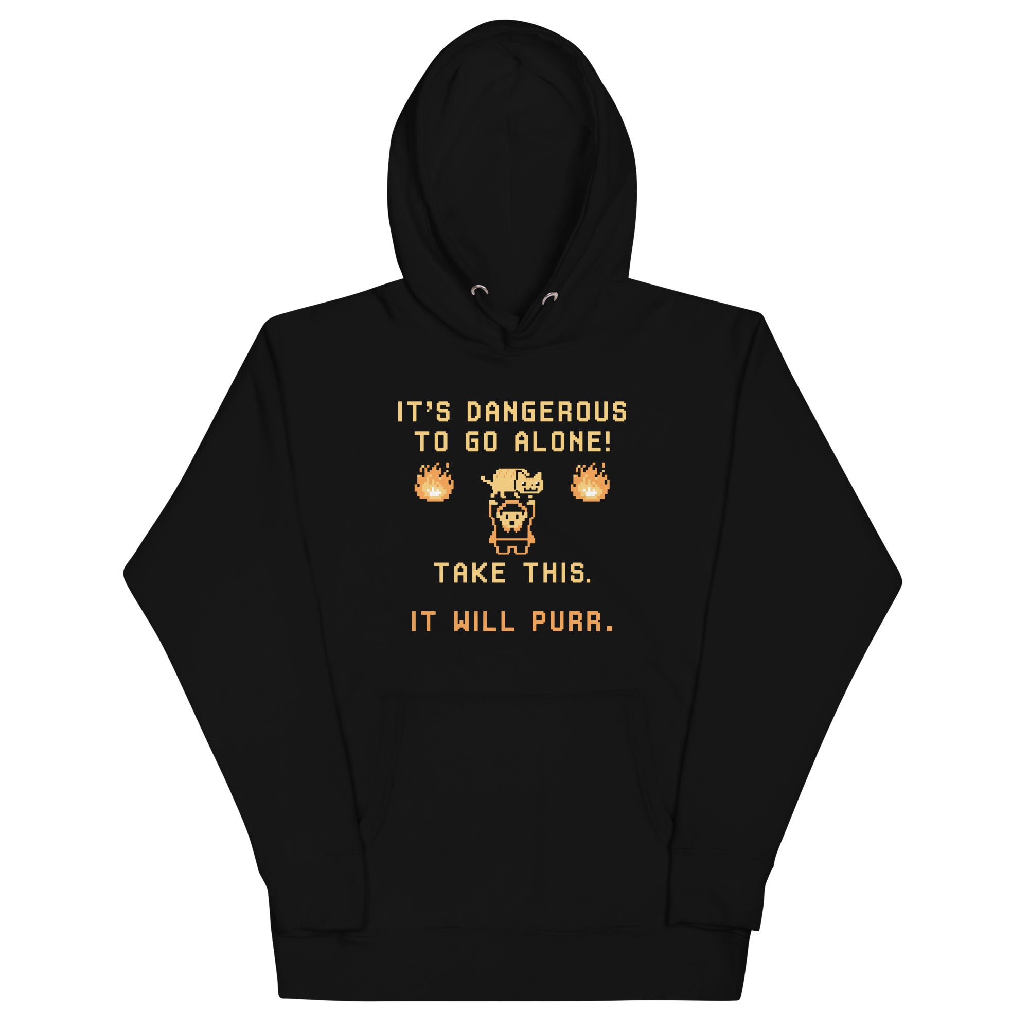 It's Dangerous To Go Alone Unisex Hoodie T-Shirts, Sweatshirt | PureTeeCo.com (Image 2)