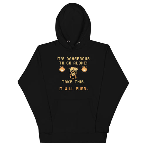 It's Dangerous To Go Alone Unisex Hoodie T-Shirts, Sweatshirt | PureTeeCo.com (Image 2)
