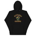 Never Stop Growing Unisex Hoodie T-Shirts, Sweatshirt | PureTeeCo.com (Image 1)