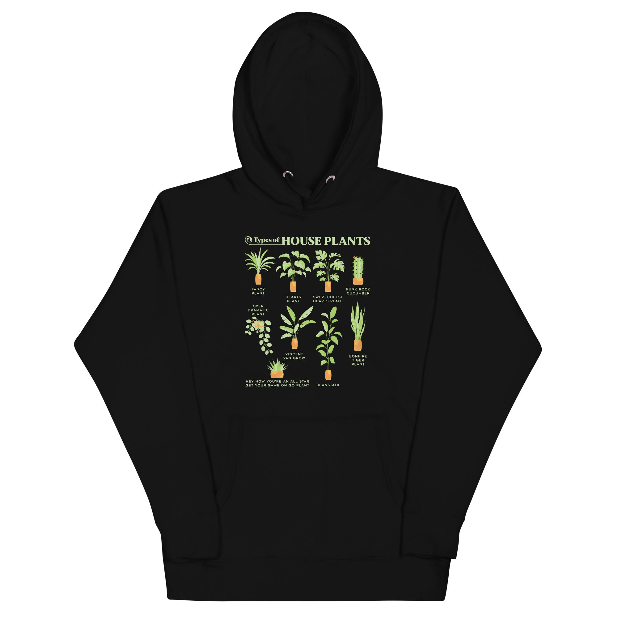 Types Of House Plants Unisex Hoodie T-Shirts, Sweatshirt | PureTeeCo.com (Image 2)