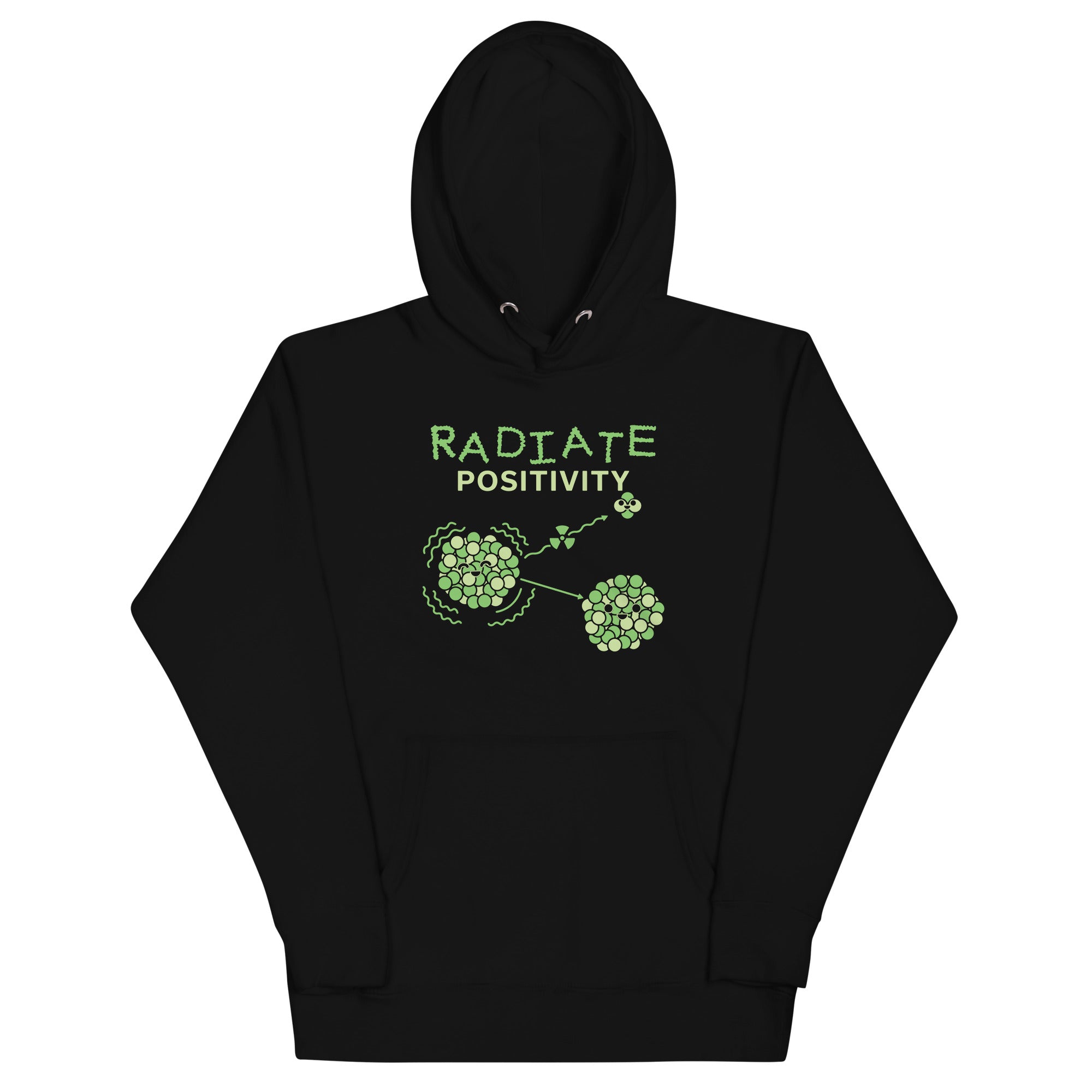 Radiate Positivity Unisex Hoodie T-Shirts, Sweatshirt | PureTeeCo.com (Image 2)