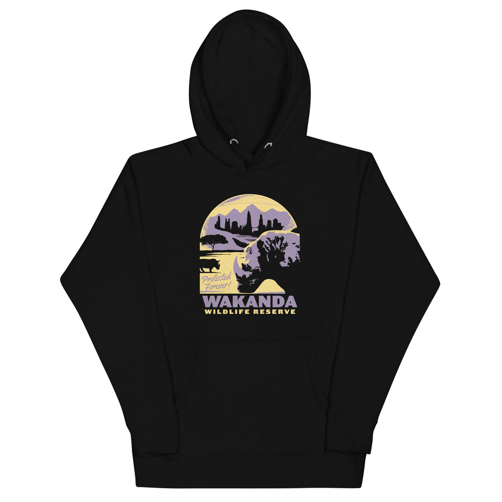 Wakanda Wildlife Reserve Unisex Hoodie T-Shirts, Sweatshirt | PureTeeCo.com (Image 1)