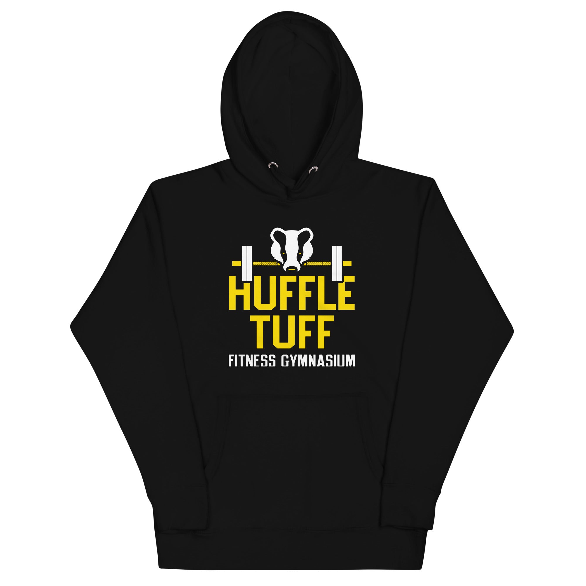 Huffle Tuff Gym Unisex Hoodie T-Shirts, Sweatshirt | PureTeeCo.com (Image 1)