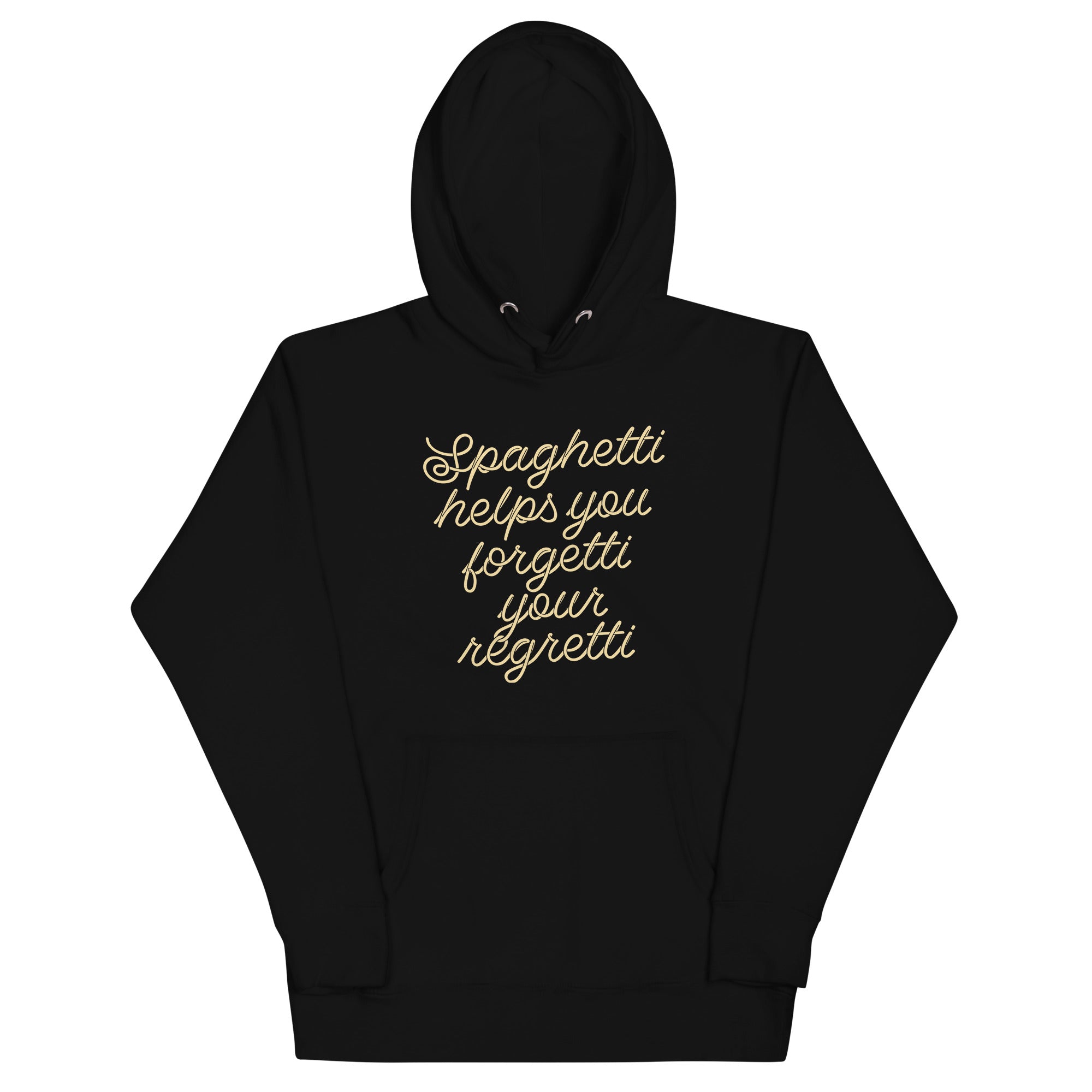 Spaghetti Helps You Forgetti Your Regretti Unisex Hoodie T-Shirts, Sweatshirt | PureTeeCo.com (Image 2)