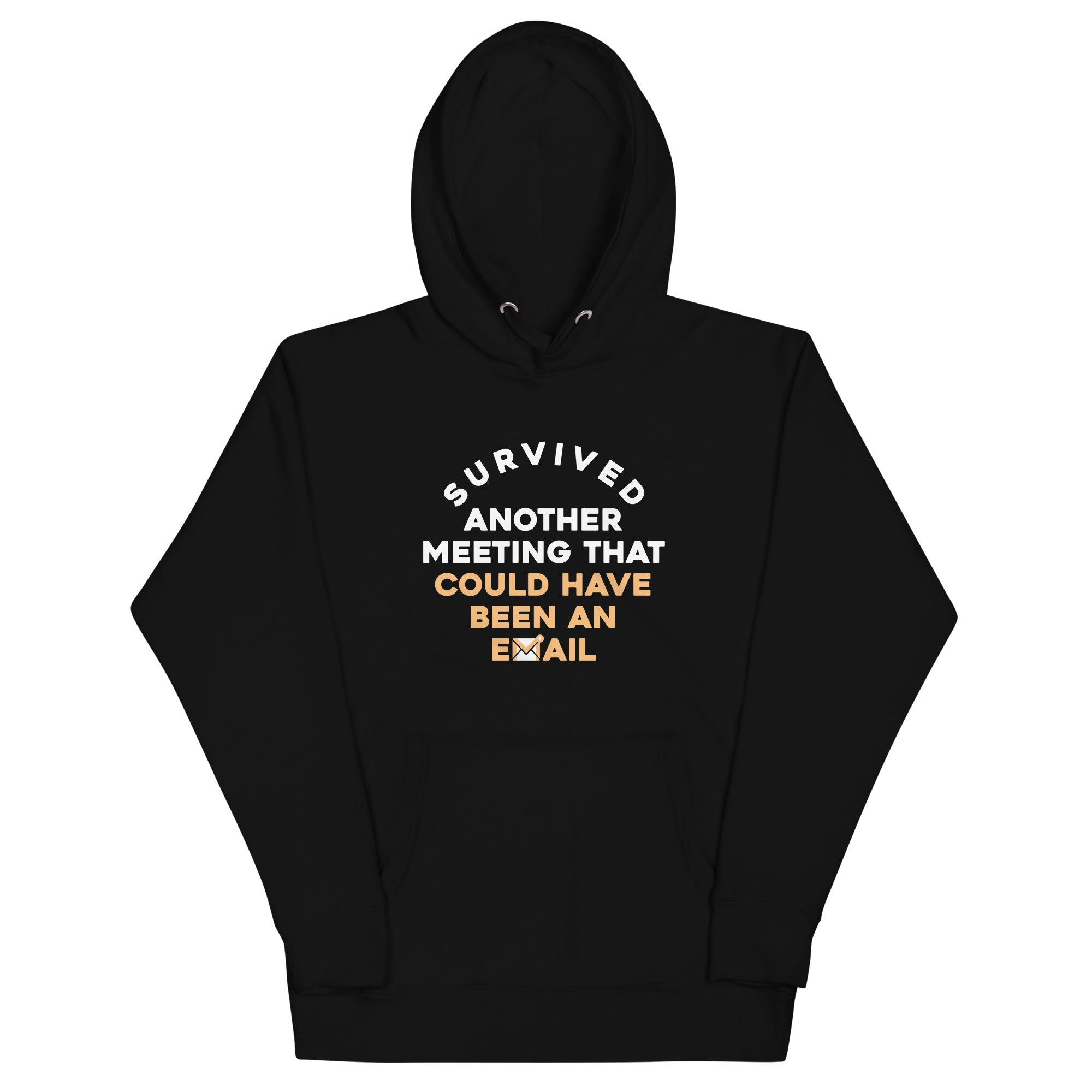 Survived Another Meeting Unisex Hoodie T-Shirts, Sweatshirt | PureTeeCo.com (Image 2)