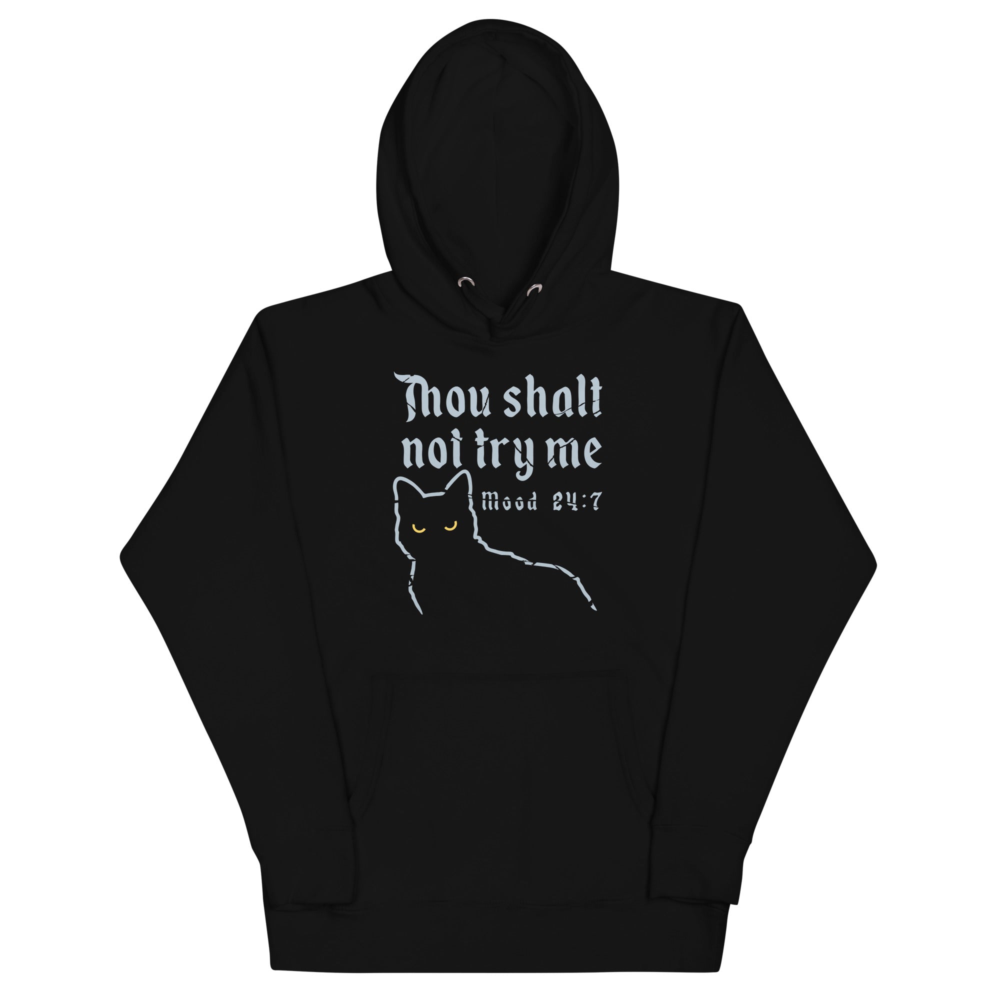 Thou Shalt Not Try Me Unisex Hoodie T-Shirts, Sweatshirt | PureTeeCo.com (Image 1)