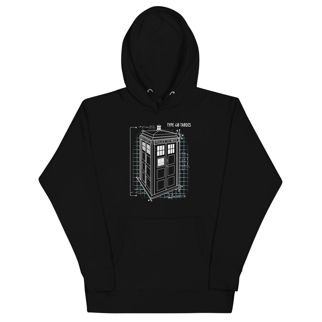 Type 40 Tardis Unisex Hoodie T-Shirts, Sweatshirt | PureTeeCo.com (Image 2)
