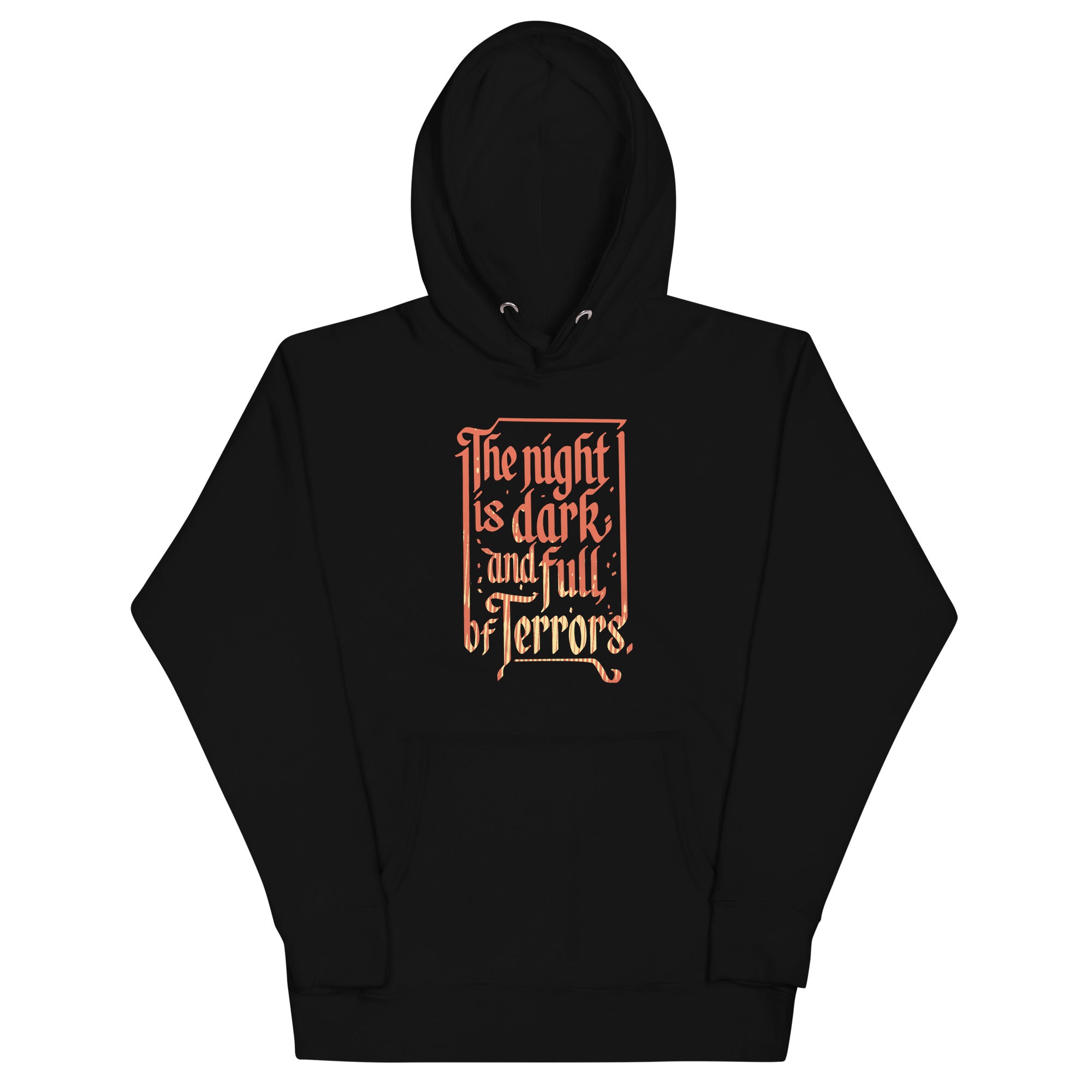 The Night Is Dark And Full Of Terrors Unisex Hoodie T-Shirts, Sweatshirt | PureTeeCo.com (Image 1)