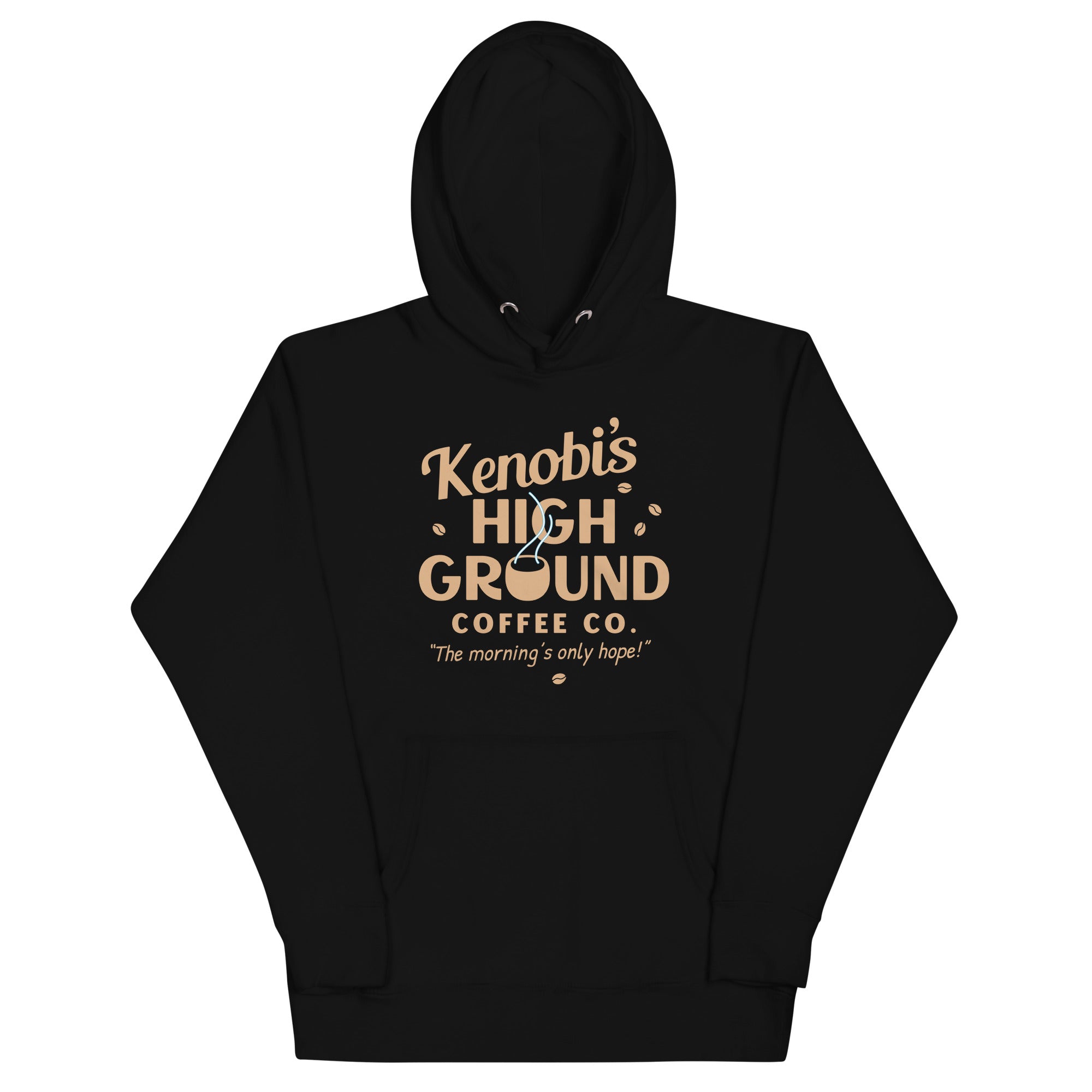 Kenobi's High Ground Coffee Co Unisex Hoodie T-Shirts, Sweatshirt | PureTeeCo.com (Image 2)