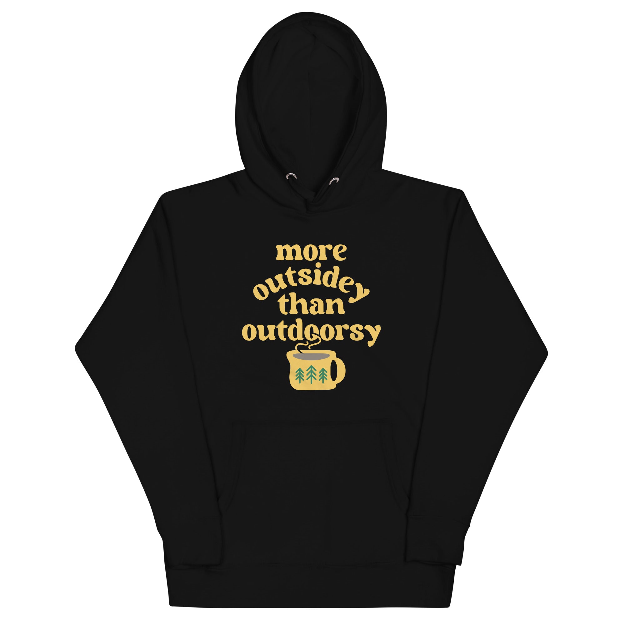 More Outsidey Than Outdoorsy Unisex Hoodie T-Shirts, Sweatshirt | PureTeeCo.com (Image 2)