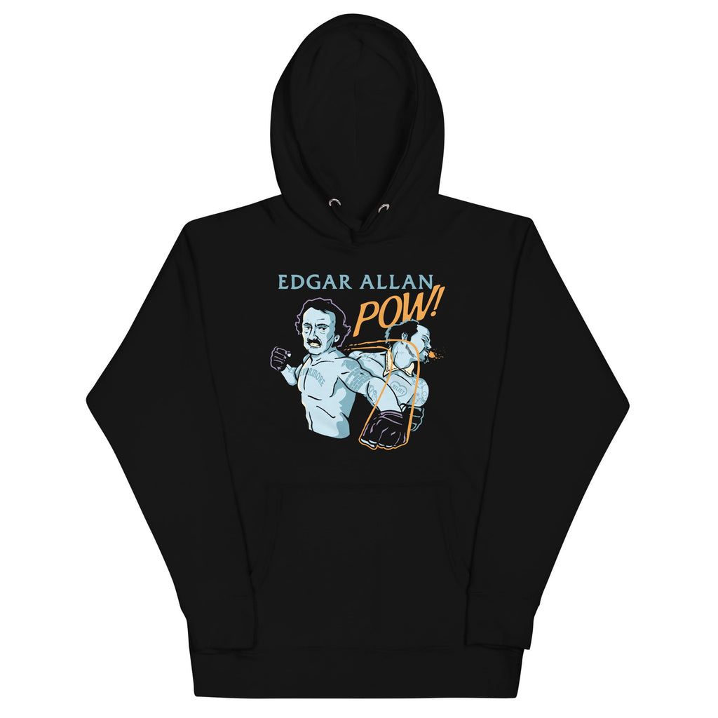 Edgar Allan Pow! Unisex Hoodie T-Shirts, Sweatshirt | PureTeeCo.com (Image 3)