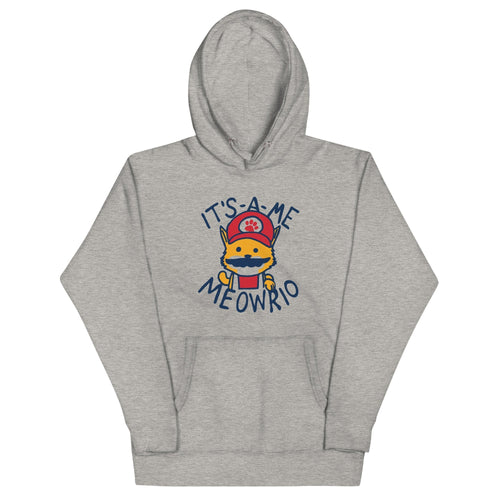 It's-a-me Meowrio Unisex Hoodie T-Shirts, Sweatshirt | PureTeeCo.com (Image 1)