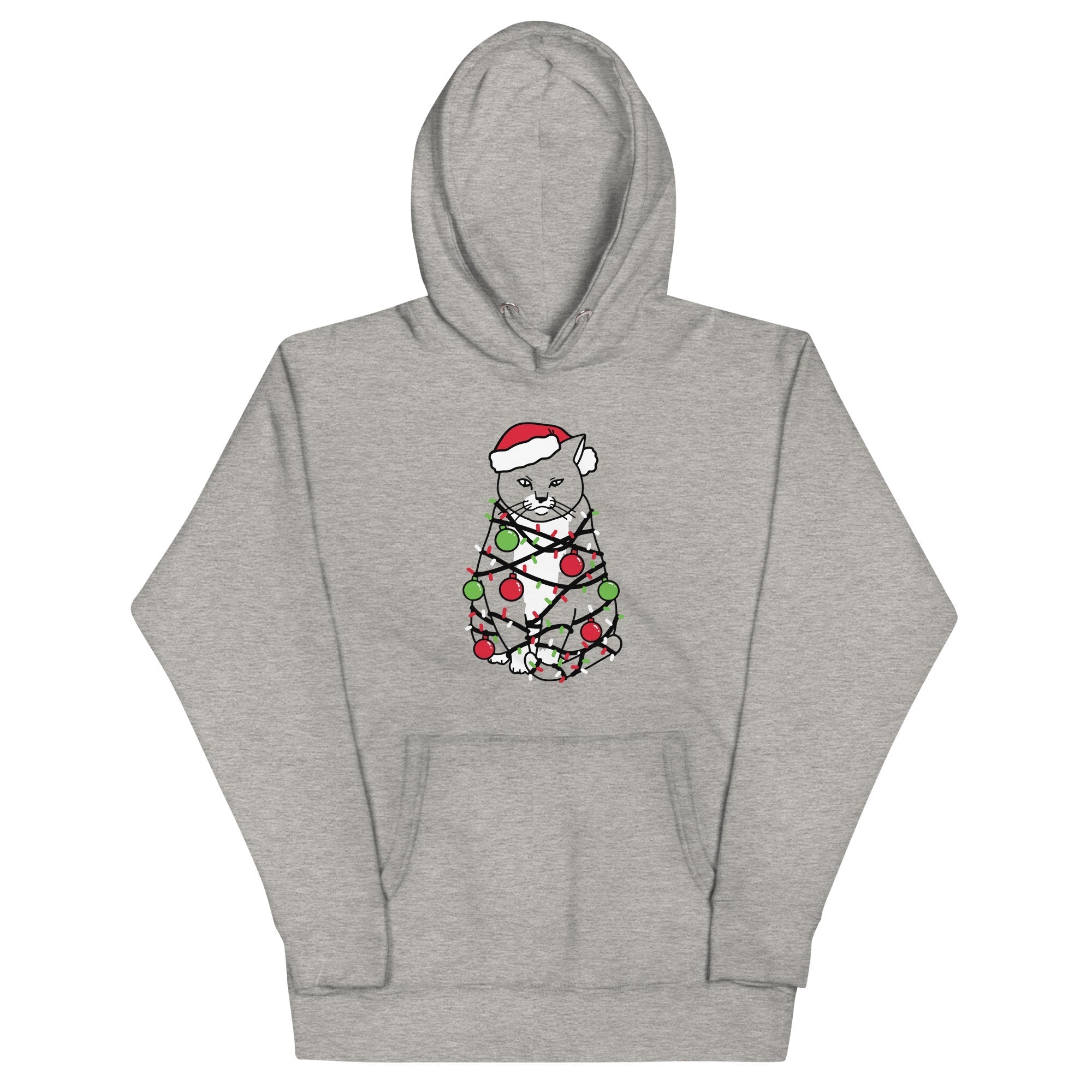 Meowy Christmas Unisex Hoodie T-Shirts, Sweatshirt | PureTeeCo.com (Image 1)