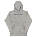 What Floats In Water? Unisex Hoodie T-Shirts, Sweatshirt | PureTeeCo.com (Image 1)