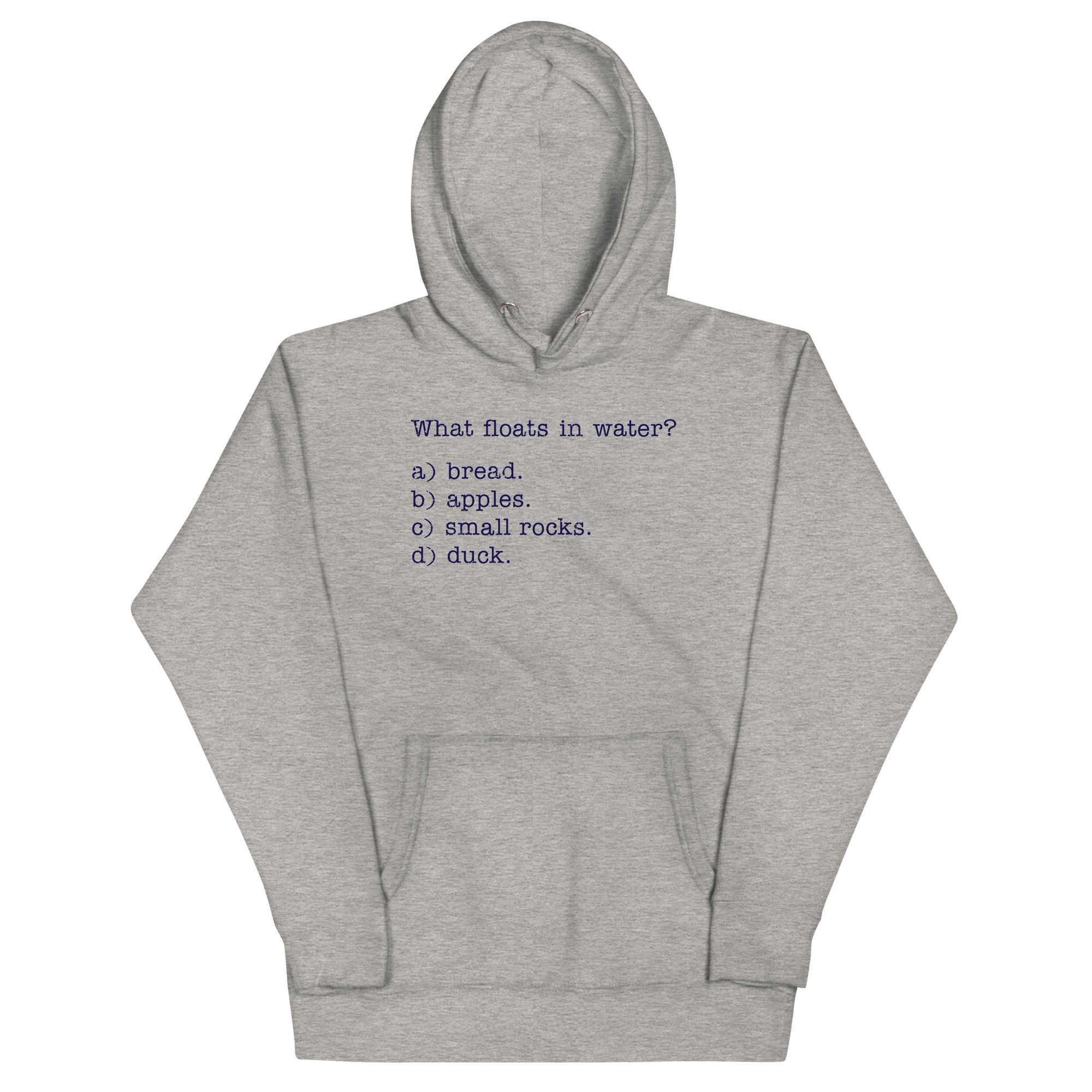 What Floats In Water? Unisex Hoodie T-Shirts, Sweatshirt | PureTeeCo.com (Image 1)