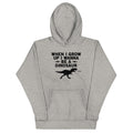 When I Grow Up I Wanna Be A Dinosaur Unisex Hoodie T-Shirts, Sweatshirt | PureTeeCo.com (Image 1)
