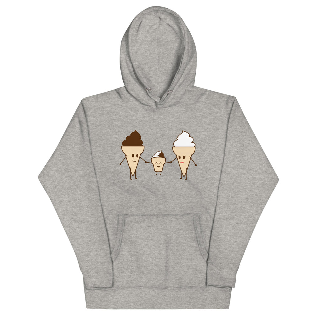 Ice Cream Family Unisex Hoodie T-Shirts, Sweatshirt | PureTeeCo.com (Image 1)