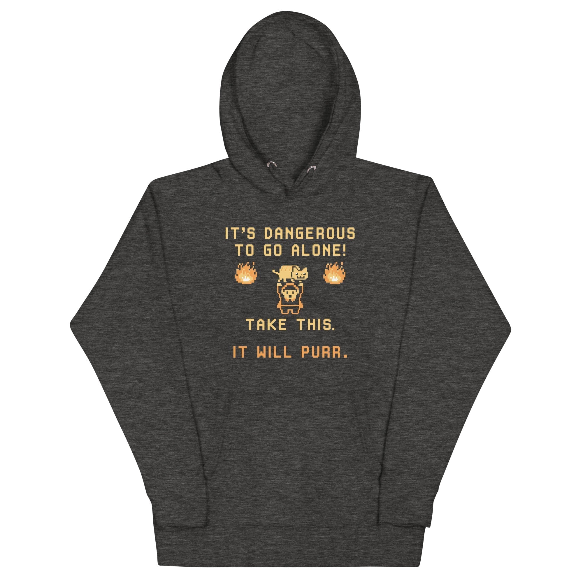 It's Dangerous To Go Alone Unisex Hoodie T-Shirts, Sweatshirt | PureTeeCo.com (Image 1)