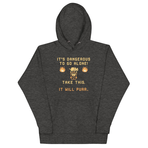 It's Dangerous To Go Alone Unisex Hoodie T-Shirts, Sweatshirt | PureTeeCo.com (Image 1)
