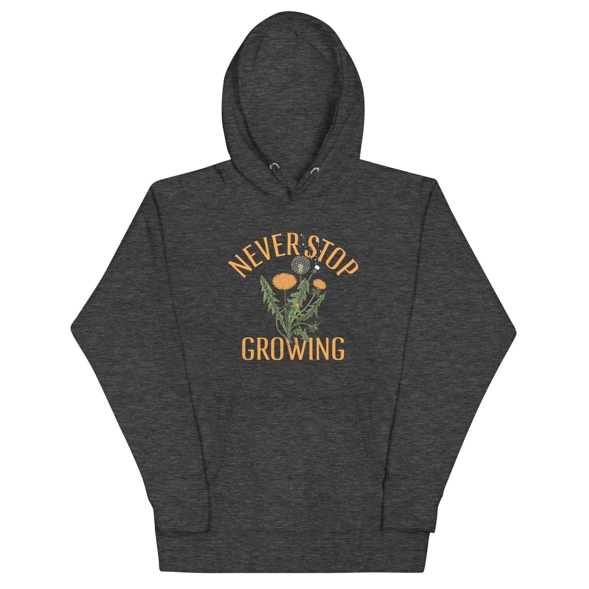Never Stop Growing Unisex Hoodie T-Shirts, Sweatshirt | PureTeeCo.com (Image 3)