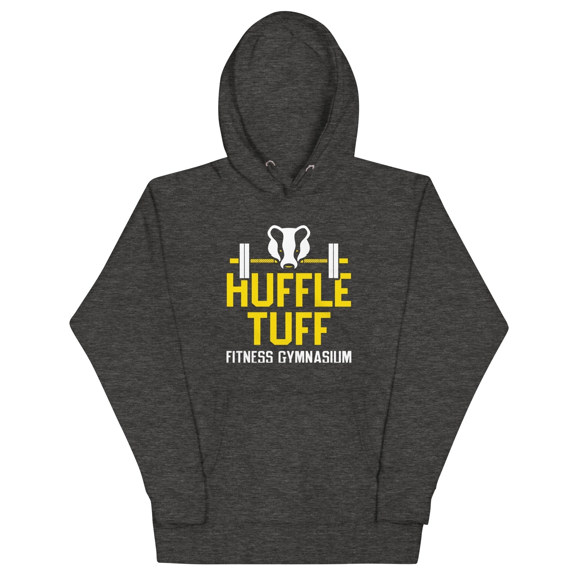 Huffle Tuff Gym Unisex Hoodie T-Shirts, Sweatshirt | PureTeeCo.com (Image 3)