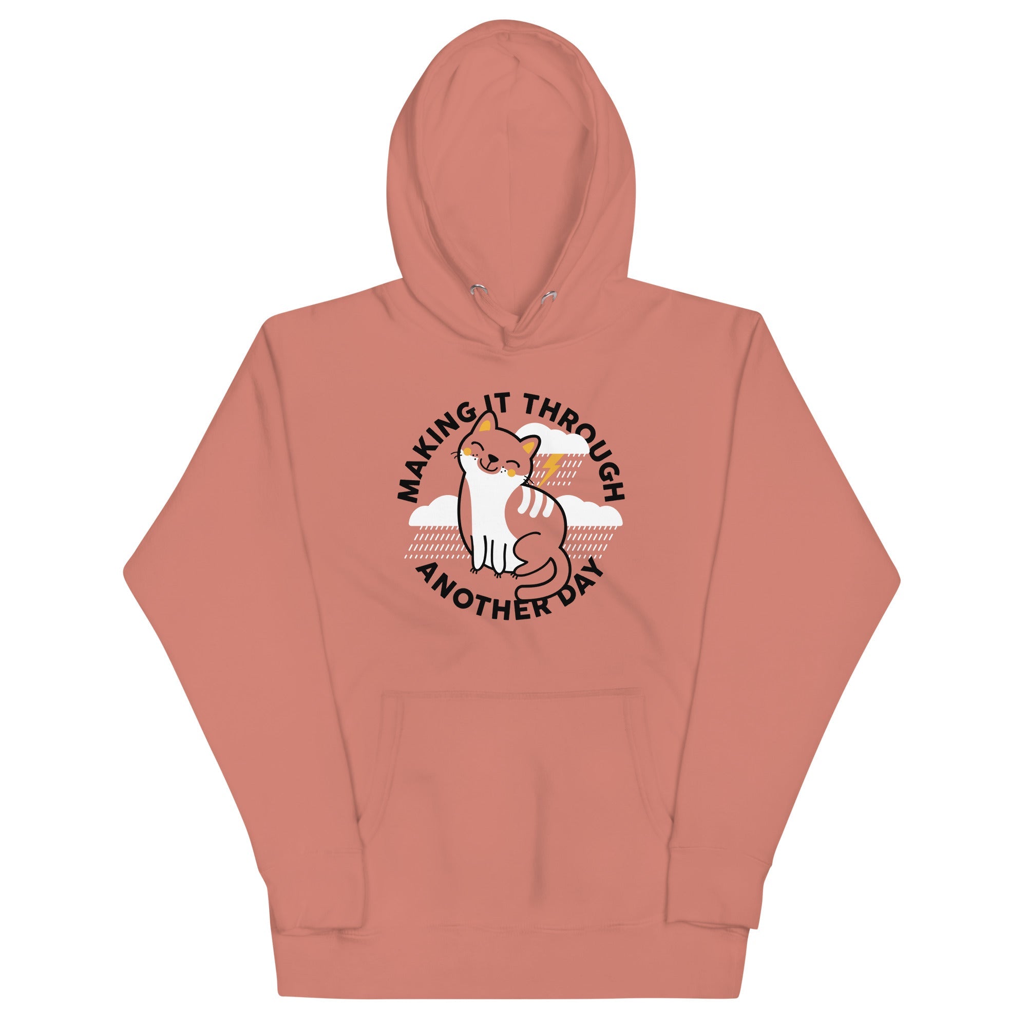 Making It Through Another Day Unisex Hoodie T-Shirts, Sweatshirt | PureTeeCo.com (Image 2)
