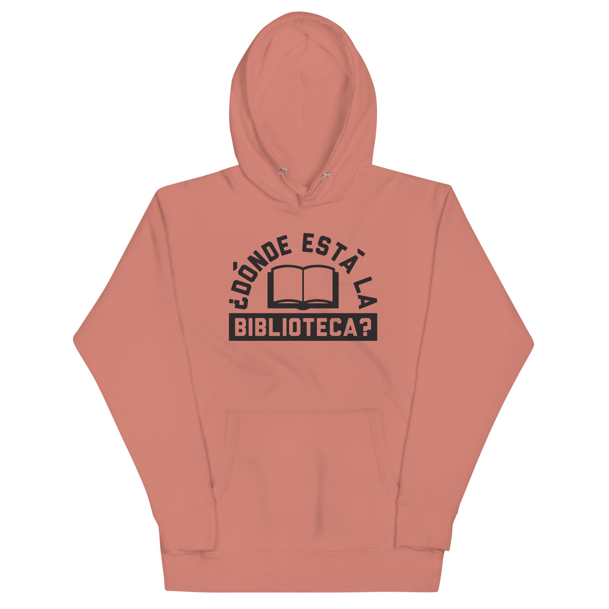 Donde Esta La Biblioteca? Unisex Hoodie T-Shirts, Sweatshirt | PureTeeCo.com (Image 2)