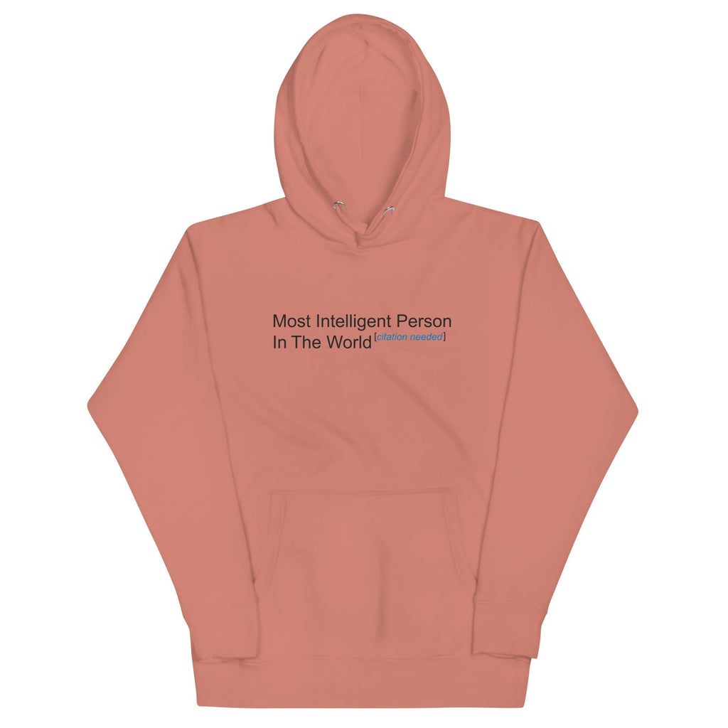 Most Intelligent Person in the World Citation Needed Unisex Hoodie T-Shirts, Sweatshirt | PureTeeCo.com (Image 2)