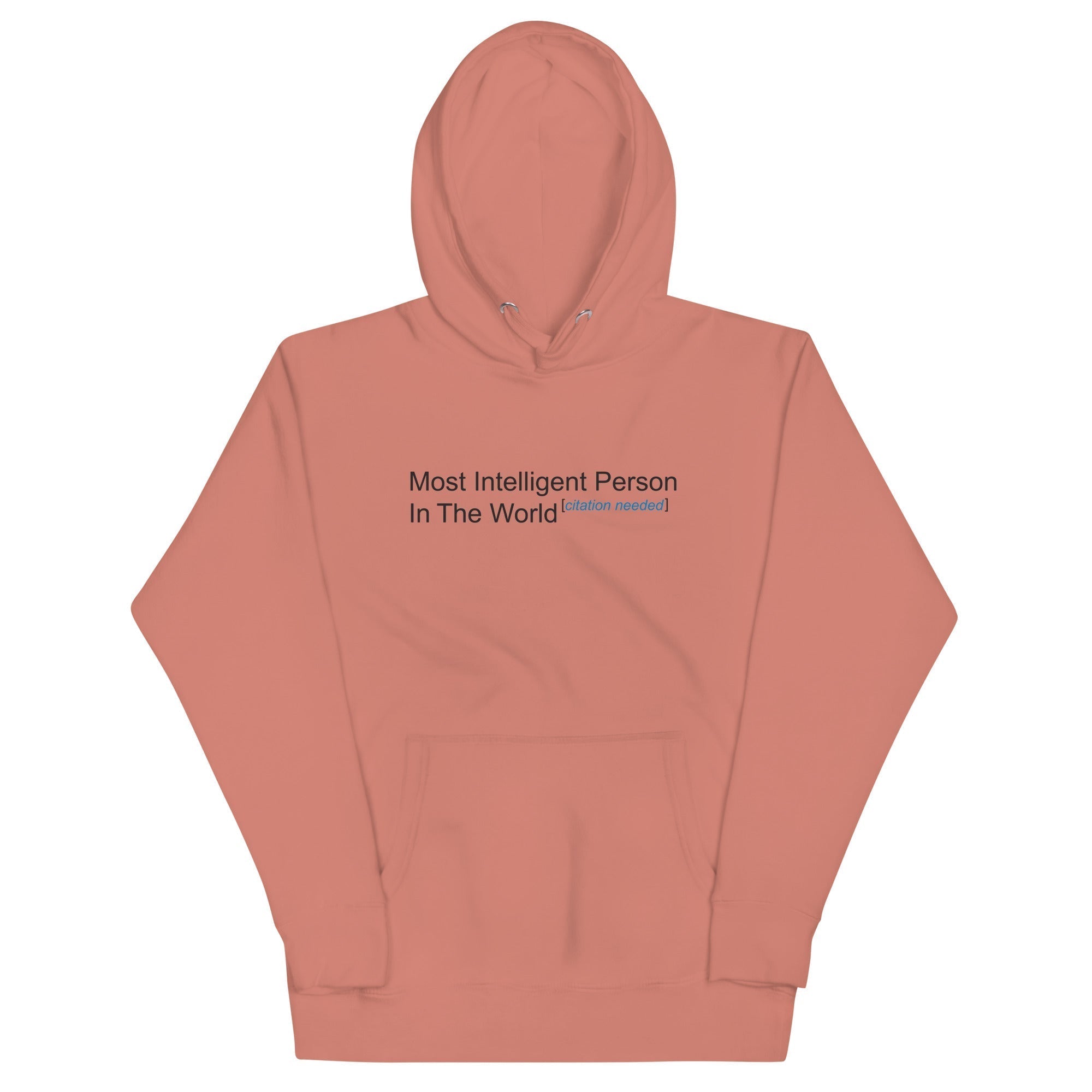 Most Intelligent Person in the World Citation Needed Unisex Hoodie T-Shirts, Sweatshirt | PureTeeCo.com (Image 2)