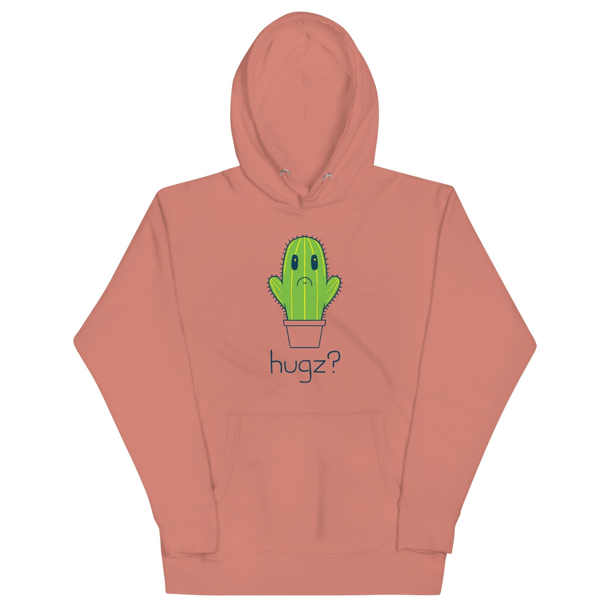 Hugz? Cactus Unisex Hoodie T-Shirts, Sweatshirt | PureTeeCo.com (Image 2)