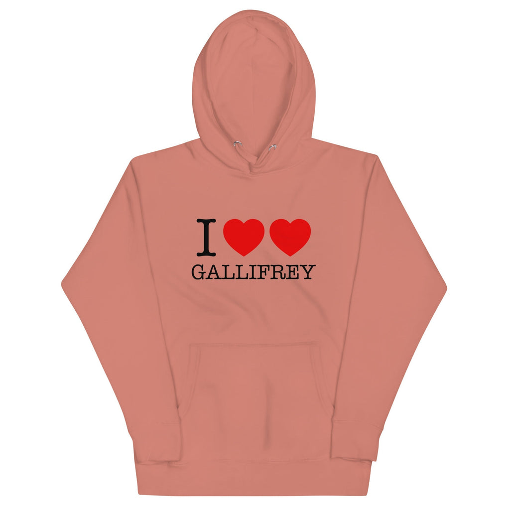 I Heart Heart Gallifrey Unisex Hoodie T-Shirts, Sweatshirt | PureTeeCo.com (Image 2)