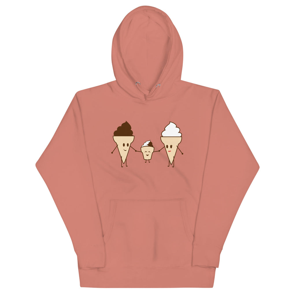 Ice Cream Family Unisex Hoodie T-Shirts, Sweatshirt | PureTeeCo.com (Image 2)